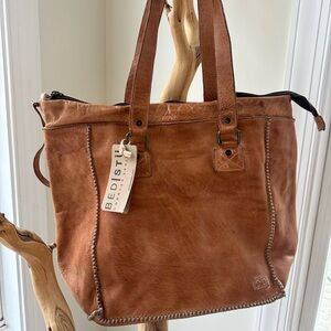 Bed Stu Leather Shoulder Bag